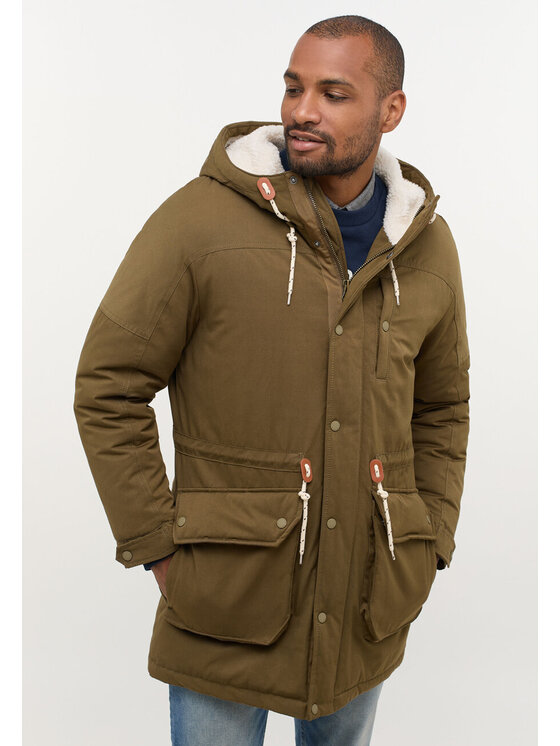 Mustang Mustang Kurtka zimowa Daniel Classic Parka Brązowy Regular Fit