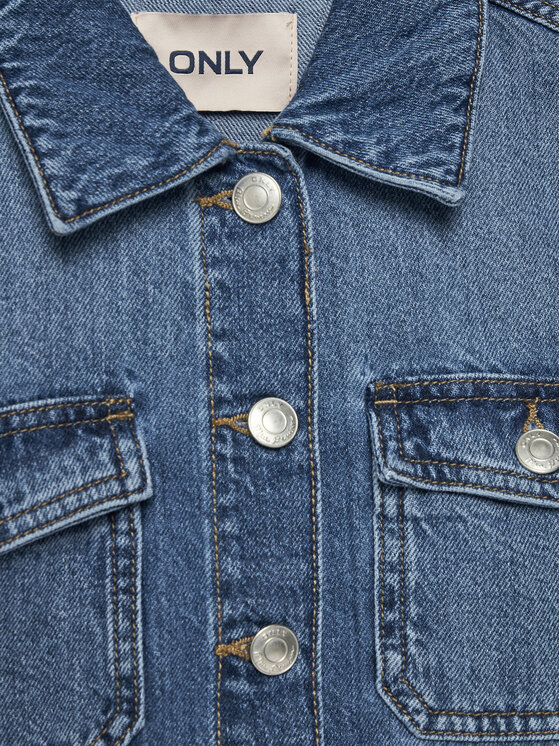 Kids ONLY Kids ONLY Jeans jakna Lumi 15340434 Modra Regular Fit