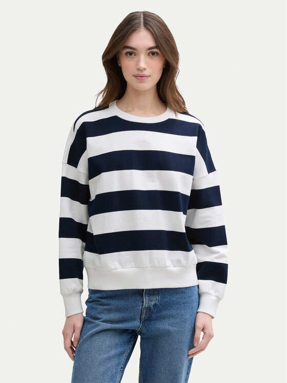 Tom Tailor Denim Tom Tailor Denim Pulóver 1045508 Sötétkék Regular Fit