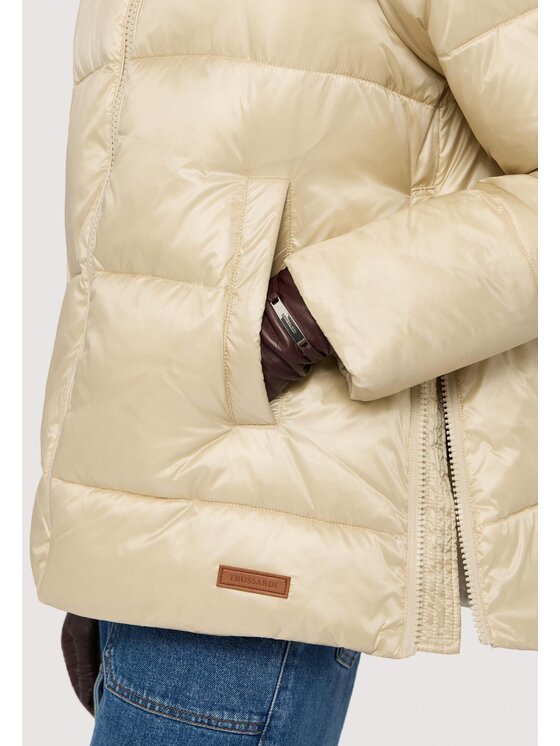 Trussardi Trussardi Giubbotto piumino F010A000446N002 Beige Regular Fit