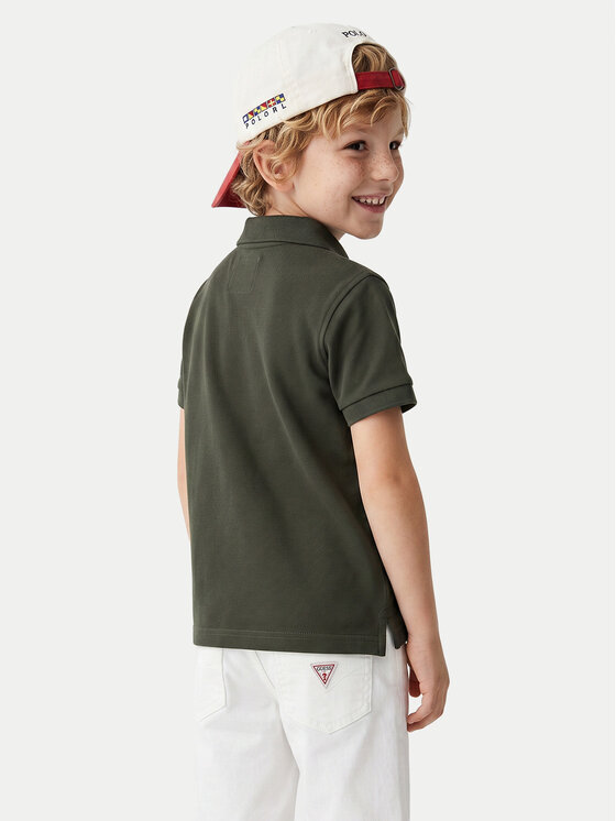 Beverly Hills Polo Club Beverly Hills Polo Club Polo P-SS26B-P42560 Σκούρο πράσινο Regular Fit