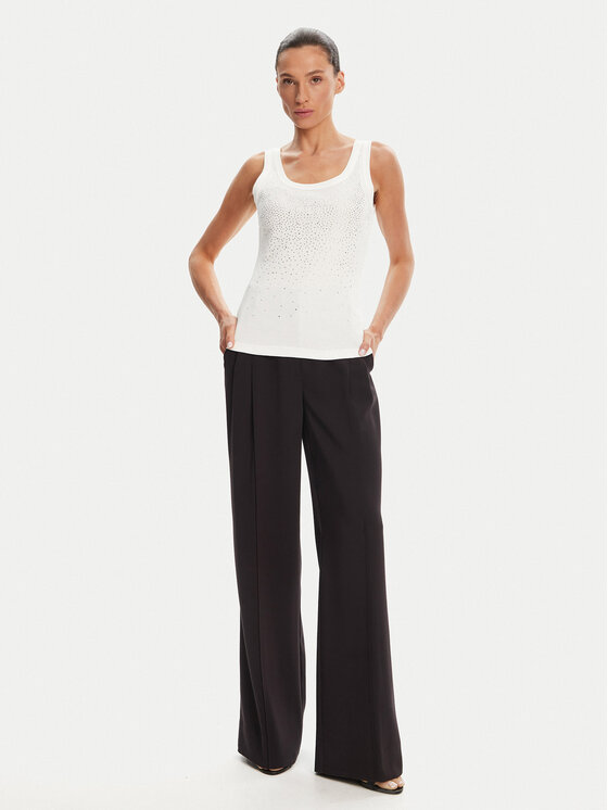 Rinascimento Rinascimento Top CFC0124040003 Biały Regular Fit