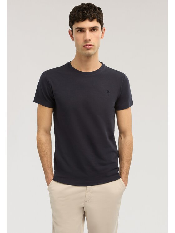 Trussardi Trussardi T-Shirt G0228000123N034 Niebieski Regular Fit