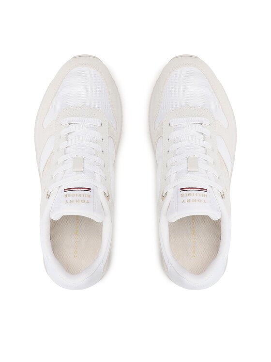 Tommy Hilfiger Tommy Hilfiger Sneakersy Runner With Th Webbing FW0FW06948 Biela