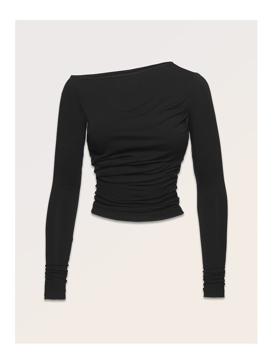 La Mania La Mania S dlouhým rukávem ENZA Černá Classic Fit