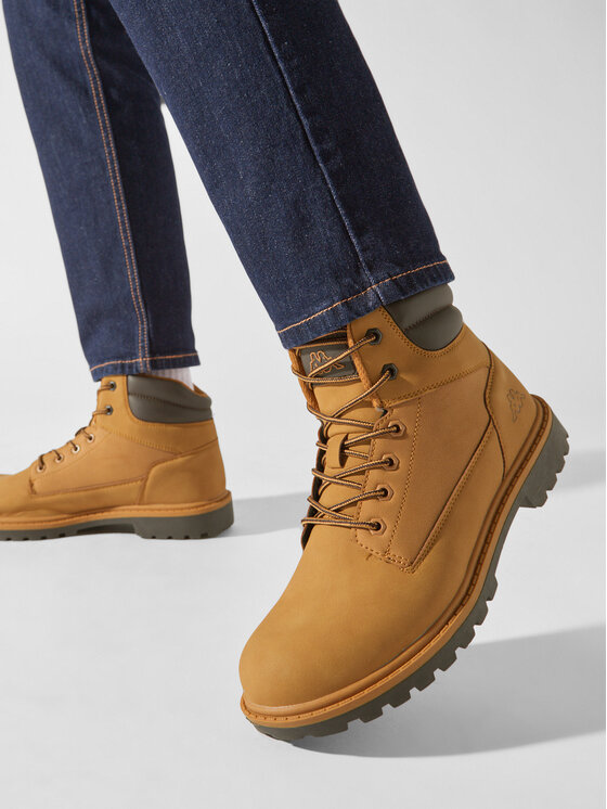 Kappa Kappa Schnürstiefeletten Logo Fillmore Md 371H3WW Braun