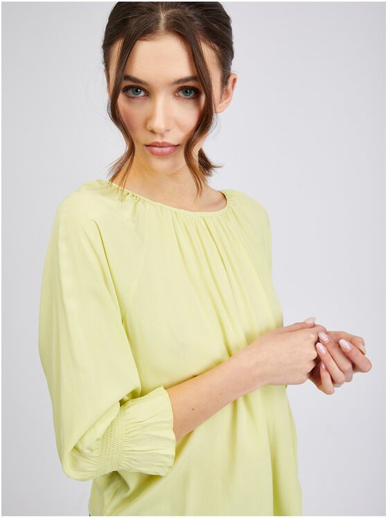 Orsay Orsay Bluzka 603087884000__42 Zielony Regular Fit