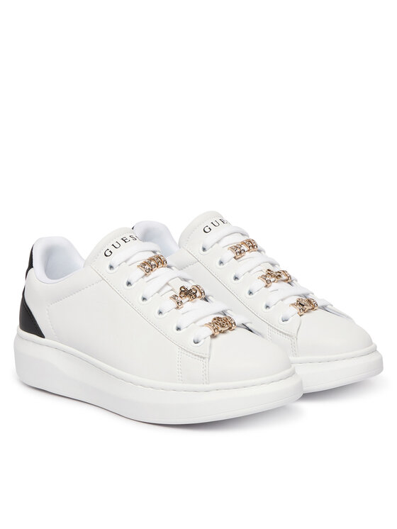 Guess Guess Sneakersy FLJFIO ELE12 Biela
