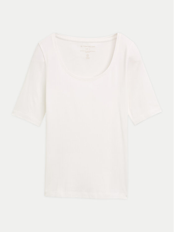 Tom Tailor Tom Tailor Tricou 1045541 Alb Regular Fit