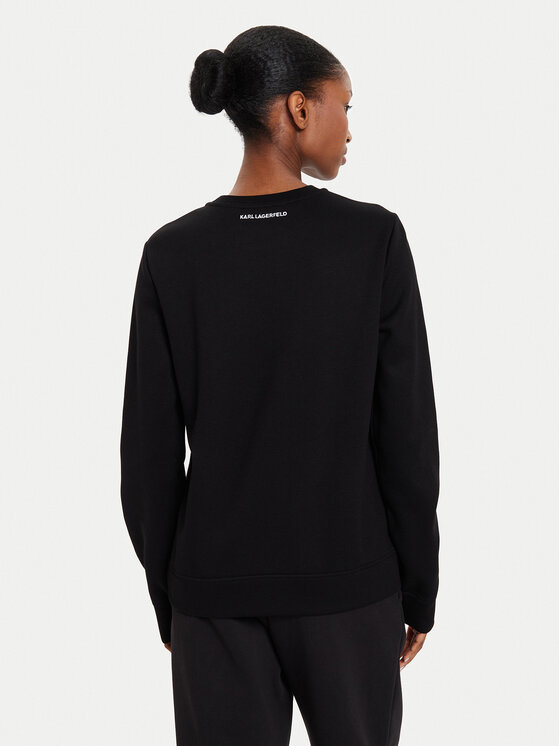KARL LAGERFELD KARL LAGERFELD Bluză 245W1806 Negru Regular Fit
