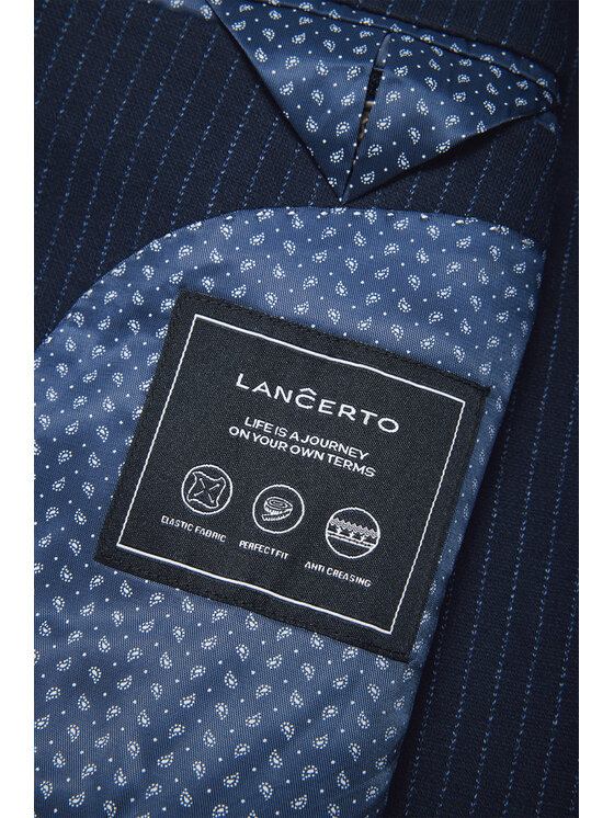 Lancerto Lancerto Marynarka Lecce MA131224000014 Granatowy Slim Fit