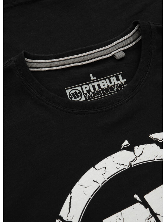 PITBULL PITBULL T-Shirt Koszulka Czarny Regular Fit