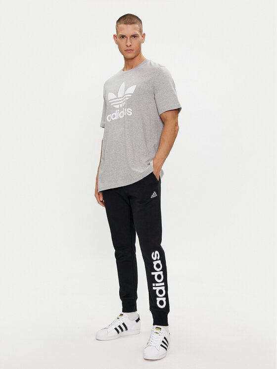 adidas T shirt Adicolor Classics Trefoil T Shirt IA4817 Grigio Regular Fit Modivo
