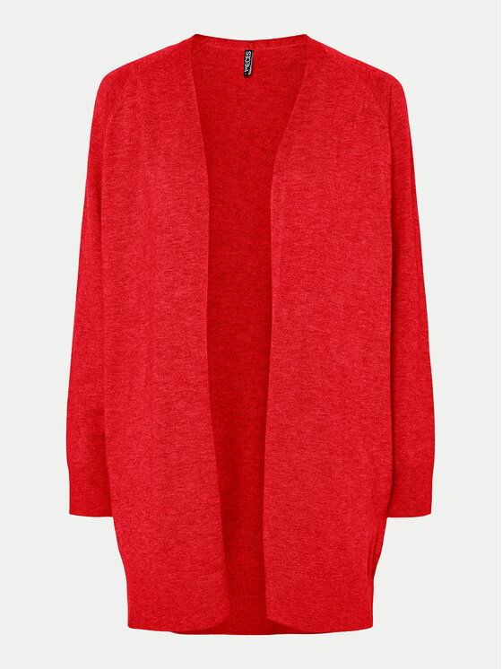 Pieces Pieces Ζακέτα Natalie 17156644 Κόκκινο Loose Fit