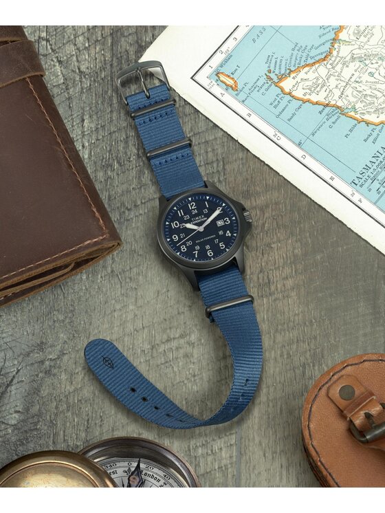 Timex Timex Zegarek TW2Y31700 Niebieski