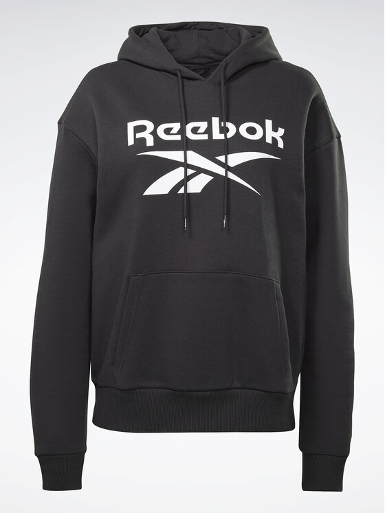 Reebok Reebok Bluza Identity Big Logo H54748 Czarny Loose Fit