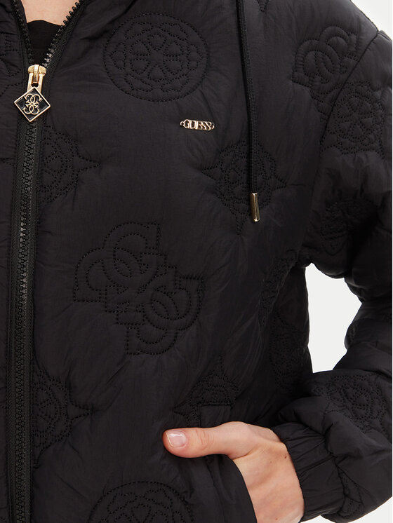Guess Guess Преходно яке V5YL0 3WHEB2 Черен Regular Fit