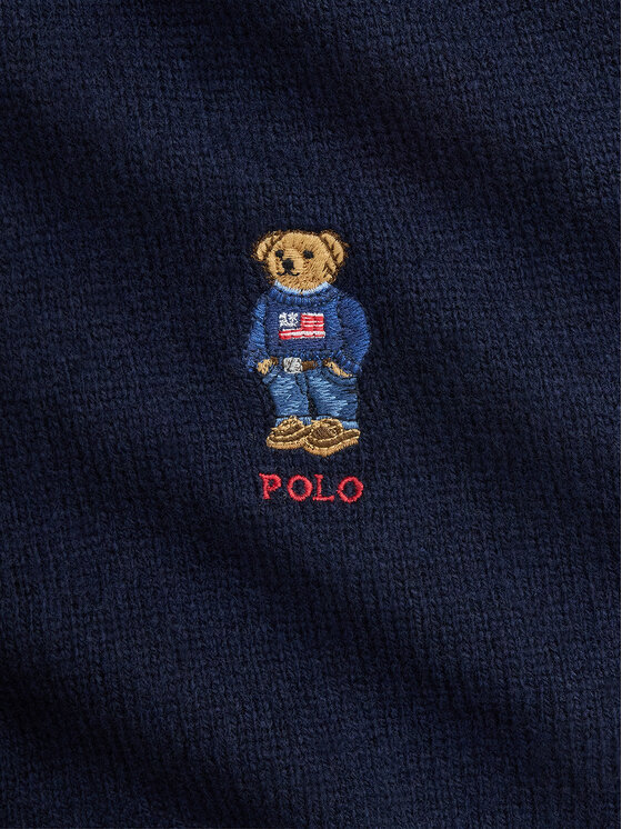 Polo Ralph Lauren Polo Ralph Lauren Set Fular și Căciulă 449P02050002 Bleumarin