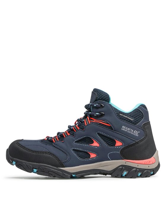 Regatta Regatta Scarpe da trekking Holcombe Iep Mid Jnr RKF573 Blu scuro