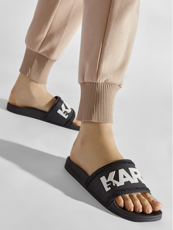 KARL LAGERFELD KARL LAGERFELD Παντόφλες KL80904 Μαύρο