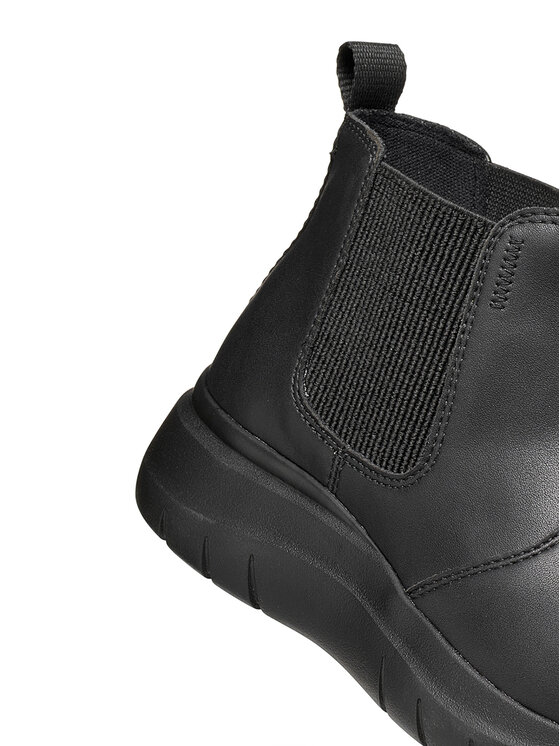 Geox Geox Μποτάκια με λάστιχο D Plummery D66YNA 0009B C9999 Μαύρο