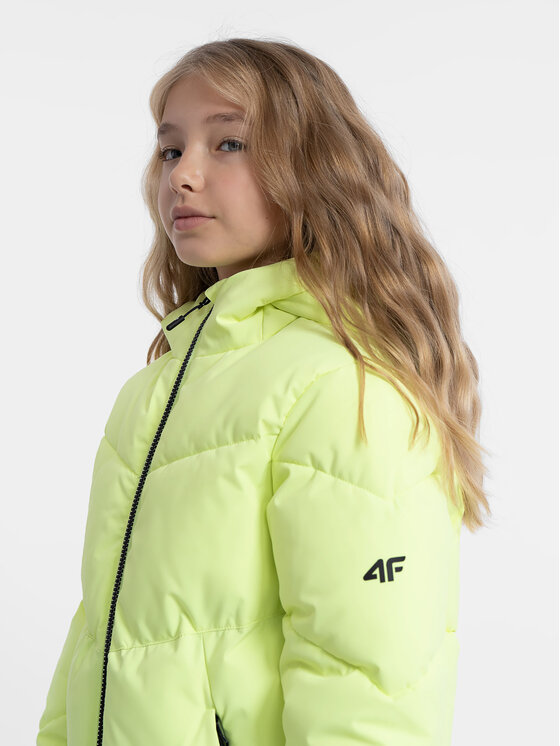 4F 4F Kurtka narciarska 4FJAW23TTJAF293 Żółty Regular Fit