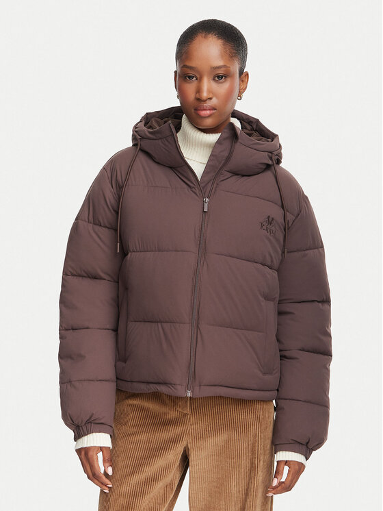 Kappa Kappa Žieminė striukė Madelyn 332I8LW Ruda Comfort Fit