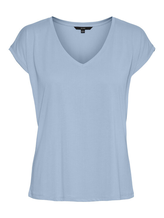 Vero Moda Vero Moda T-Shirt Filli 10247666 Niebieski Regular Fit