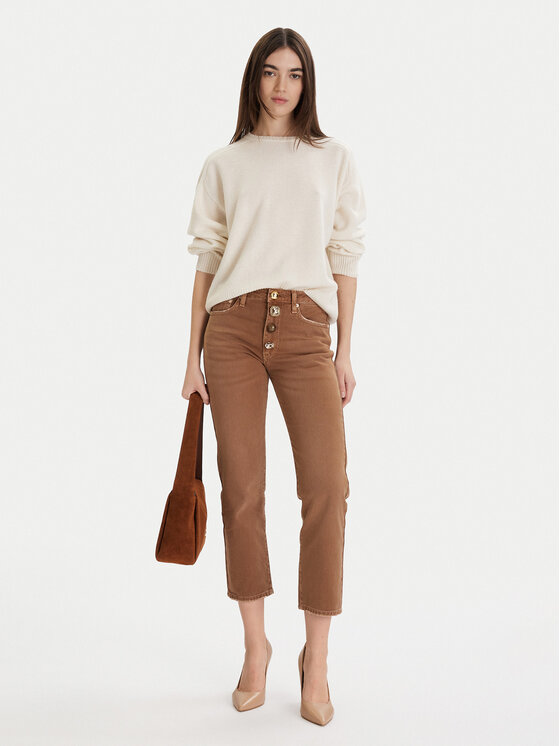 ViCOLO ViCOLO Sveter 77091F Écru Regular Fit