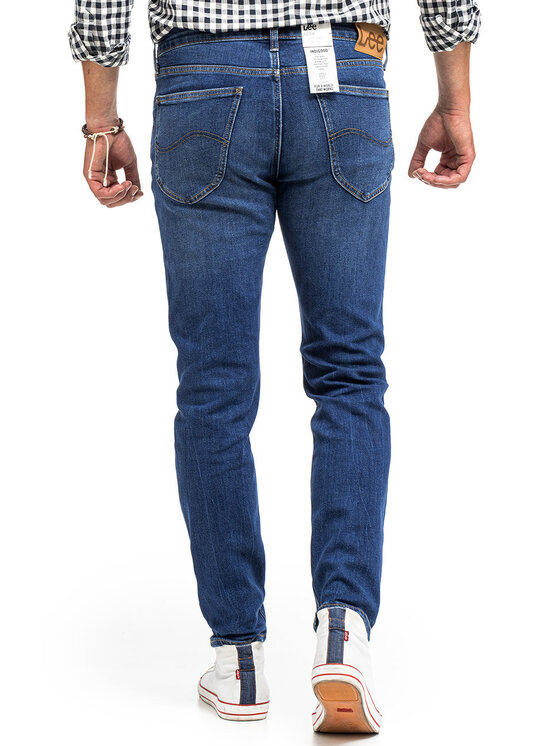 Lee Lee Jeansy AUSTIN Niebieski Straight Fit
