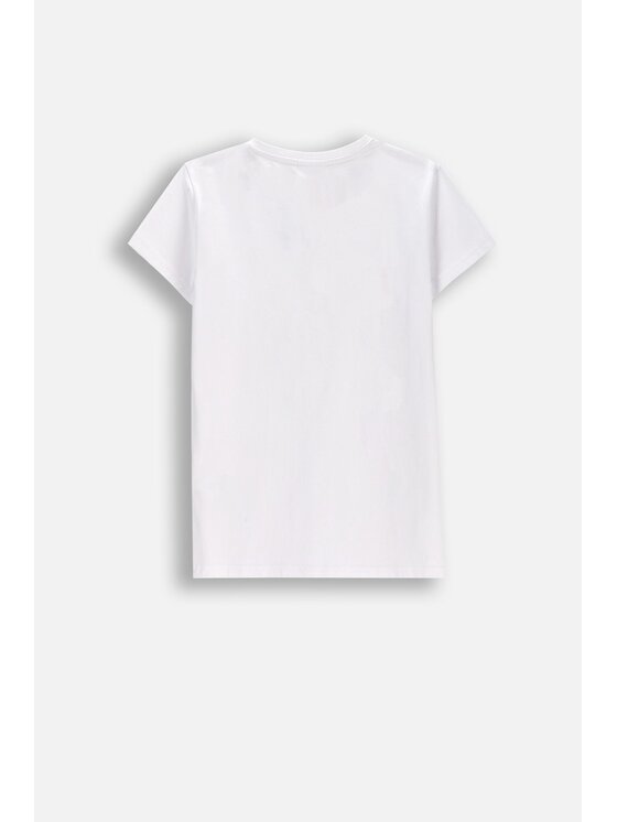 Coccodrillo Coccodrillo T-Shirt WC6143201TUG-001 Biały Regular Fit