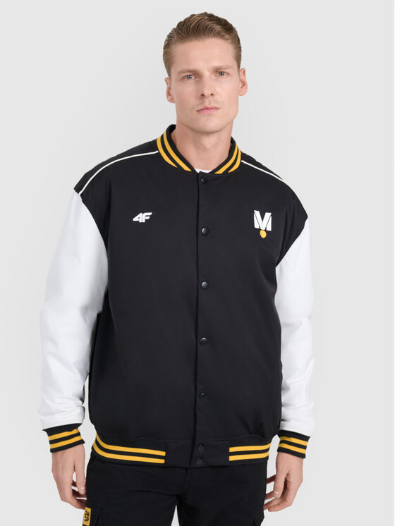 4F 4F Kurtka przejściowa TEAMWEAR Czarny Regular Fit