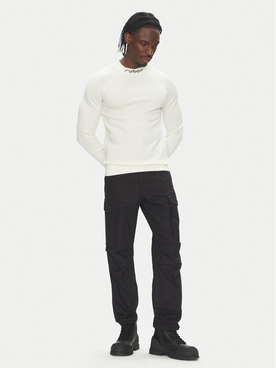 Tommy Hilfiger Tommy Hilfiger Majica dugih rukava F1 Movie MW0MW41383 Bijela Slim Fit
