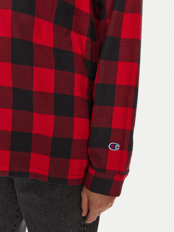 Champion Champion Košeľa 117471 Červená Regular Fit