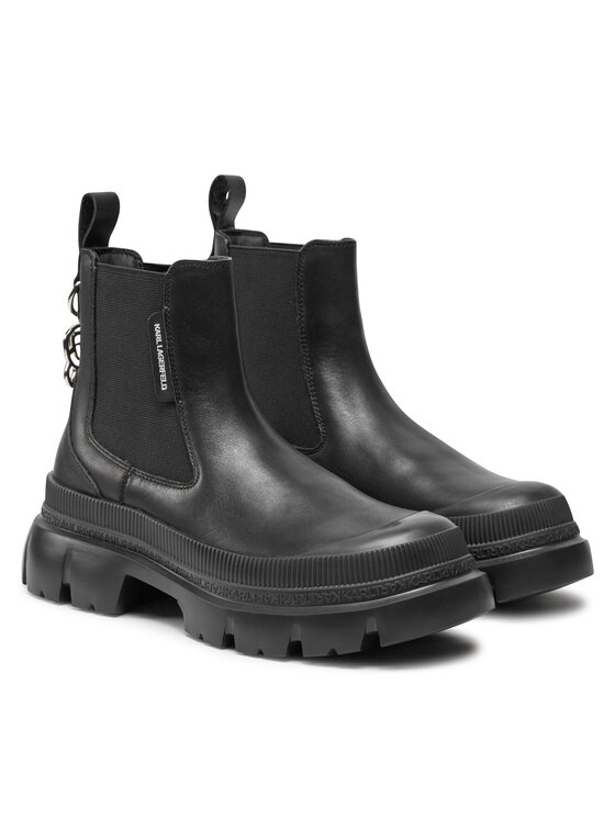 KARL LAGERFELD KARL LAGERFELD Chelsea cipele KL43534 Crna