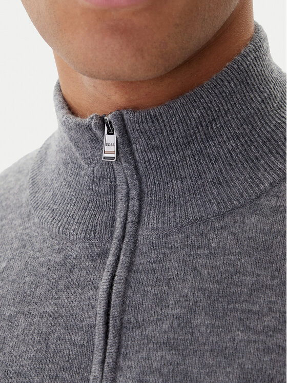 BOSS BOSS Džemper H-Hemarlo 50549984 Siva Regular Fit