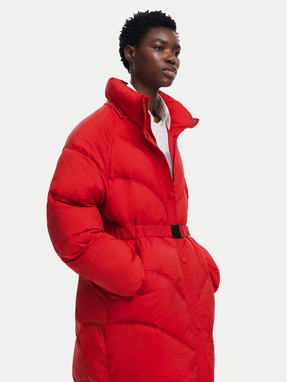 Desigual Desigual Winterjacke Copenhague 24WWEWA9 Rot Relaxed Fit