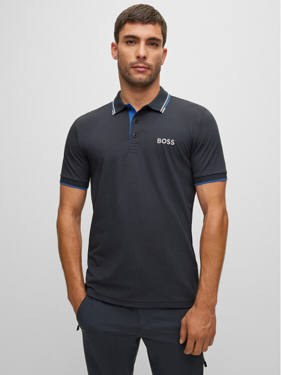 Boss Polo Paddy Pro 50469102 Tumši zils Regular Fit