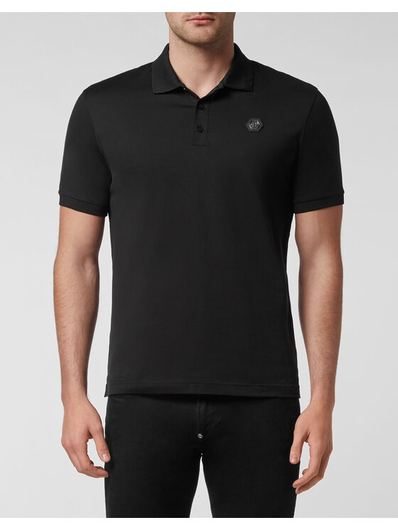 PHILIPP PLEIN PHILIPP PLEIN Polokošile 215 Černá Slim Fit