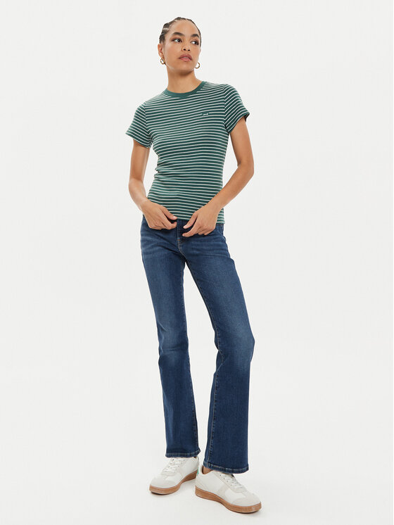 Levi's® Levi's® T-Shirt Essential Housemark 000KK-0004 Grün Slim Fit