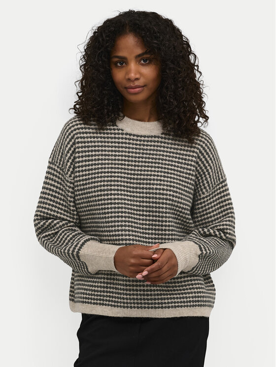 Kaffe Kaffe Светр Ellery 10509032 Бежевий Loose Fit
