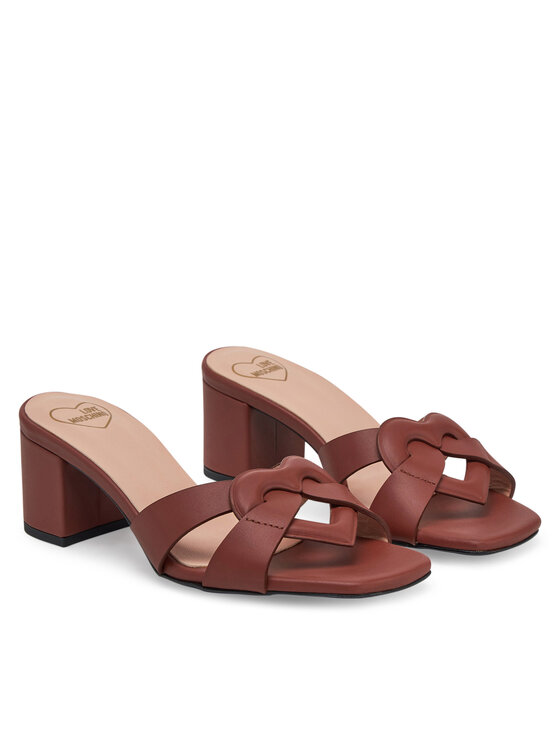 LOVE MOSCHINO LOVE MOSCHINO Natikače JA28065G1MIA0201 Smeđa