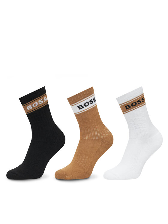 Set de 3 perechi de șosete lungi pentru bărbați BOSS 50543637 Colorat