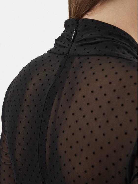 Bardot Bardot Боди Aliyah 60050TB5 Черен Slim Fit