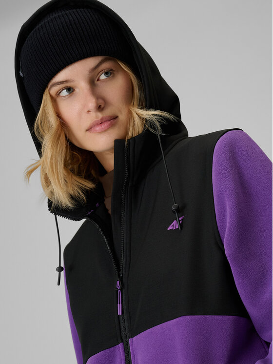 4F 4F Polar FOB Fioletowy Regular Fit