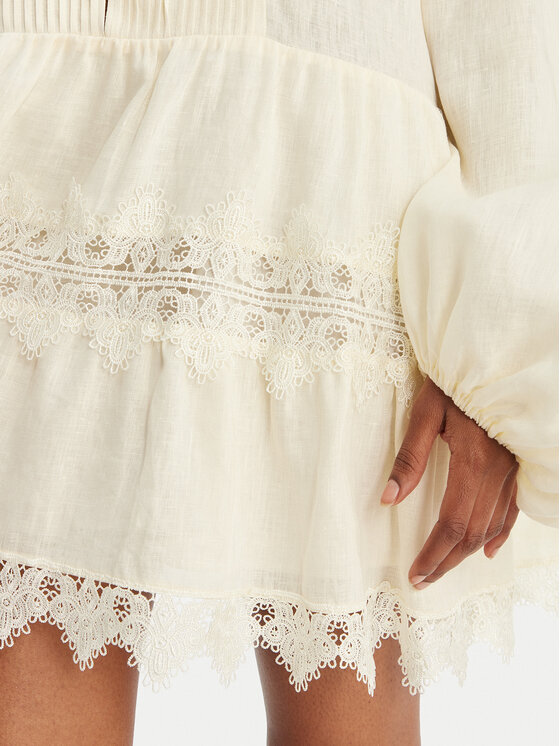 Bardot Bardot Vasaras kleita Antonia 59849DB Bēšs Relaxed Fit