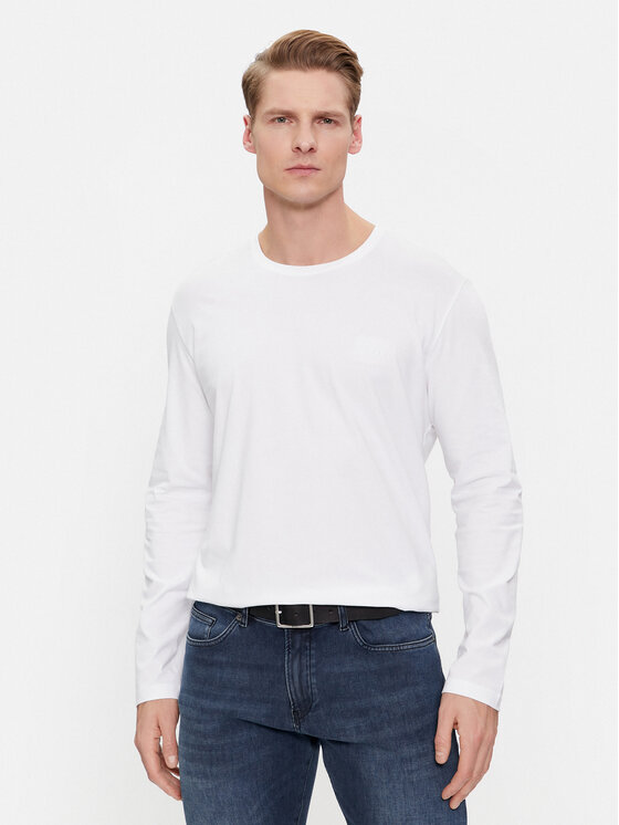 BOSS Boss Longsleeve Mix&Match 50515390 Alb Regular Fit