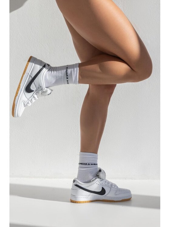 Chiara Wear Chiara Wear Skarpety wysokie damskie CHIARA WEAR SOCKS Biały