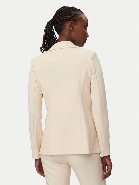 Rinascimento Rinascimento Marynarka CFC0128295003 Beżowy Slim Fit