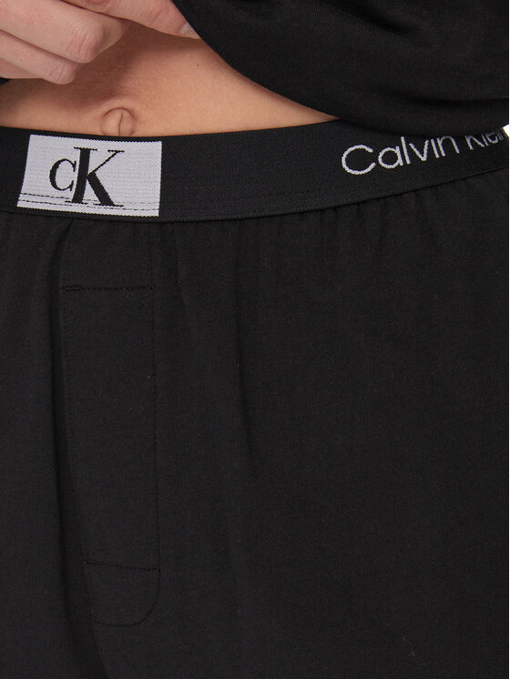 Calvin Klein Underwear Calvin Klein Underwear Spodnji del pižame 000QS7085E Črna Relaxed Fit